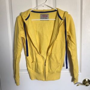 Yellow Zipper Hoodie